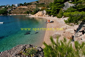 pl� Mala Luka pobl� apartm�n� Ivana a Ivan v lokalit� Nemira rivi�ra Omi�