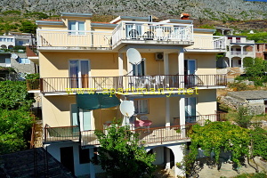 apartmany chorvatsko omis stanici apartman vukusic v Chorvatsku